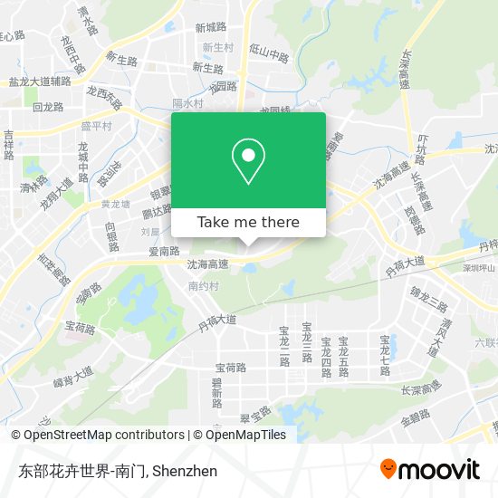 东部花卉世界-南门 map