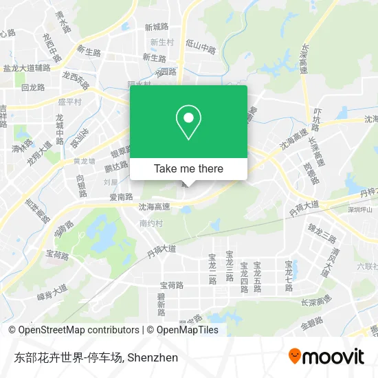 东部花卉世界-停车场 map