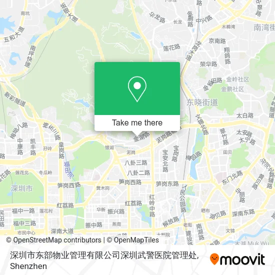 深圳市东部物业管理有限公司深圳武警医院管理处 map