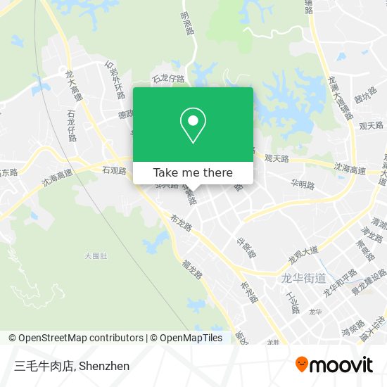 三毛牛肉店 map