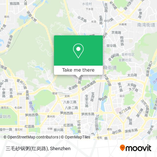 三毛砂锅粥(红岗路) map