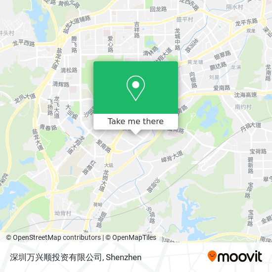 深圳万兴顺投资有限公司 map