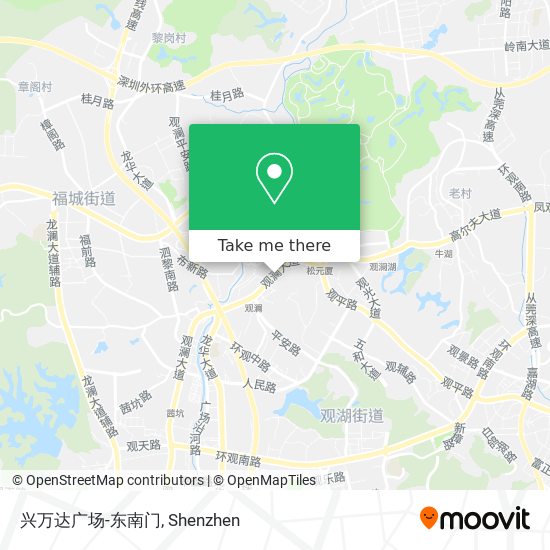 兴万达广场-东南门 map