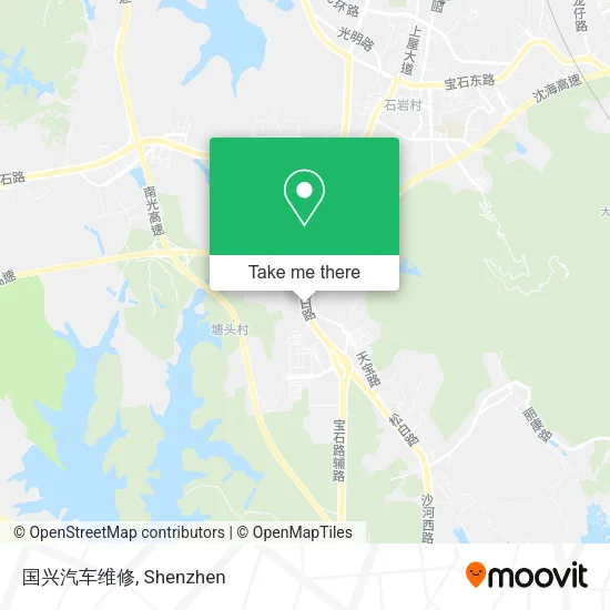 国兴汽车维修 map