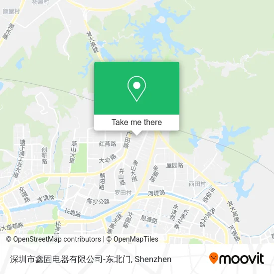 深圳市鑫固电器有限公司-东北门 map