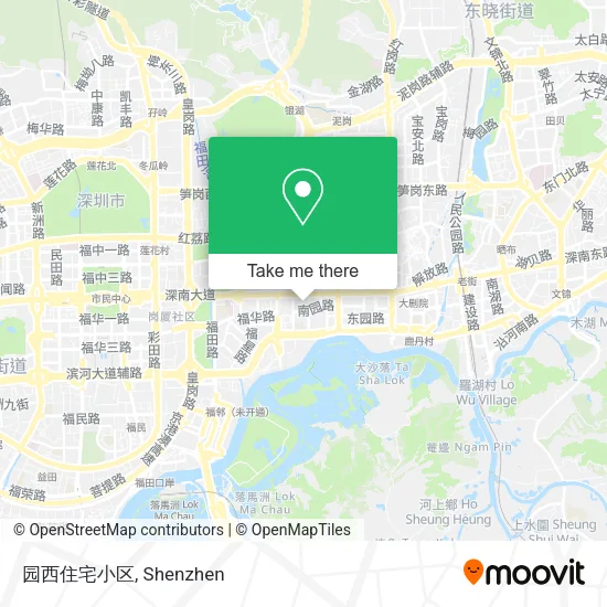 园西住宅小区 map