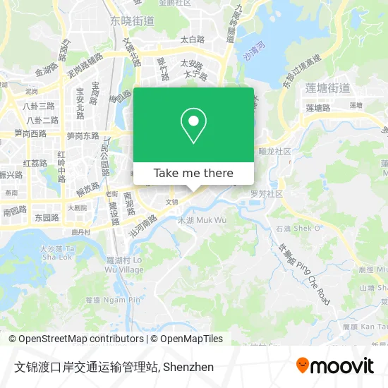 文锦渡口岸交通运输管理站 map