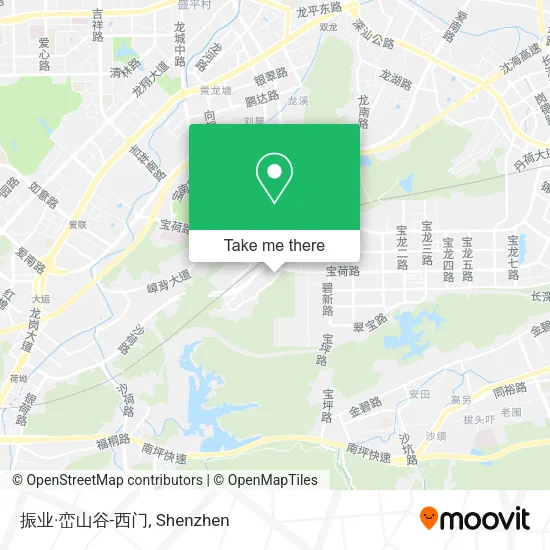 振业·峦山谷-西门 map