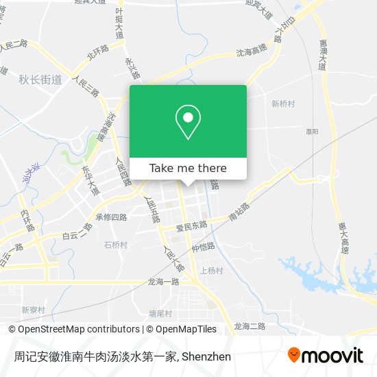 周记安徽淮南牛肉汤淡水第一家 map