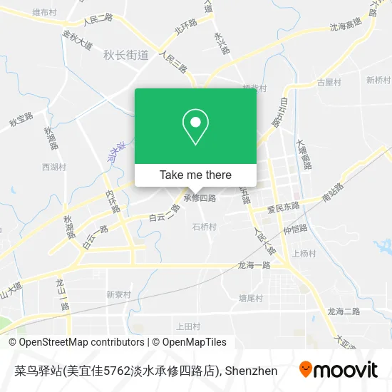 菜鸟驿站(美宜佳5762淡水承修四路店) map