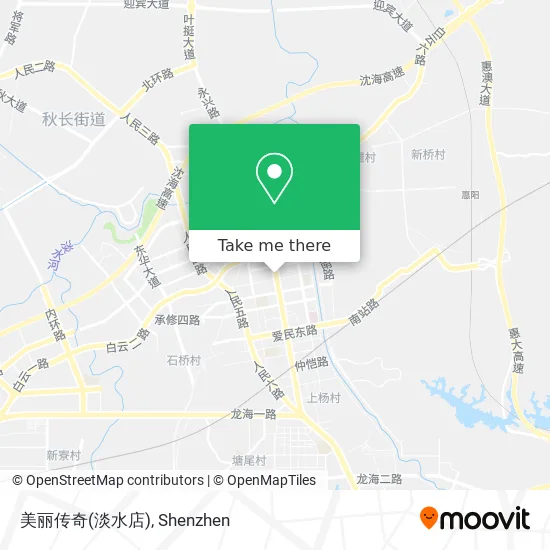 美丽传奇(淡水店) map