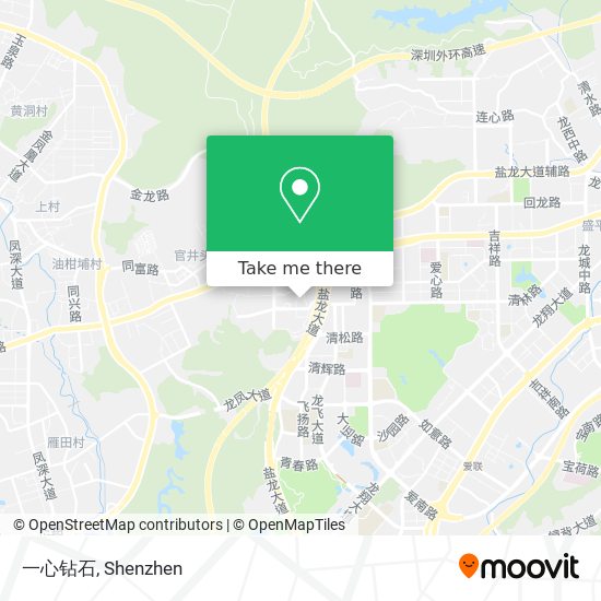 一心钻石 map