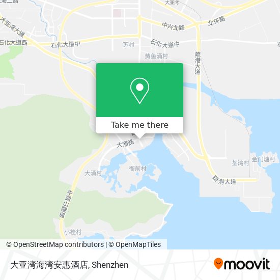 大亚湾海湾安惠酒店 map