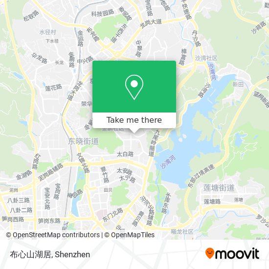 布心山湖居 map