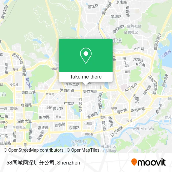58同城网深圳分公司 map