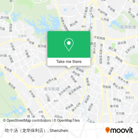 吃个汤（龙华保利店） map