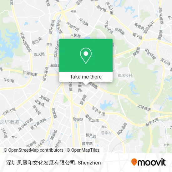 深圳凤凰印文化发展有限公司 map