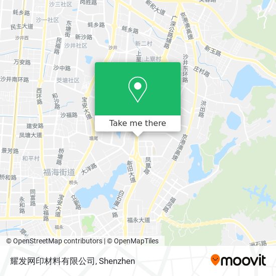 耀发网印材料有限公司 map