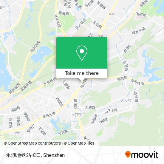 永湖地铁站-C口 map