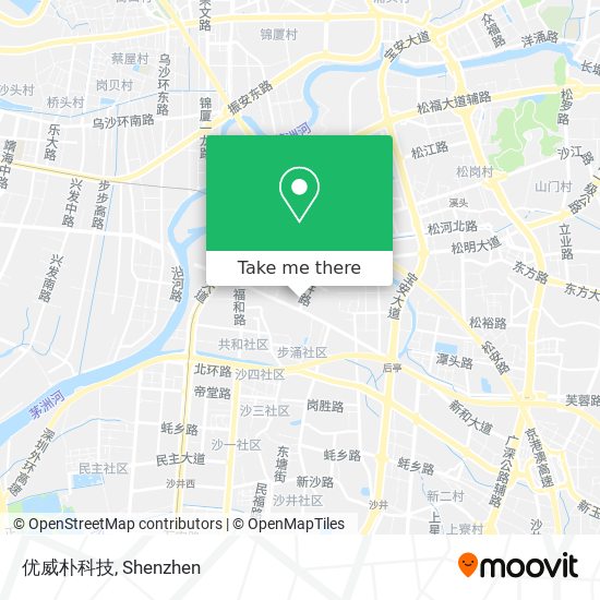 优威朴科技 map