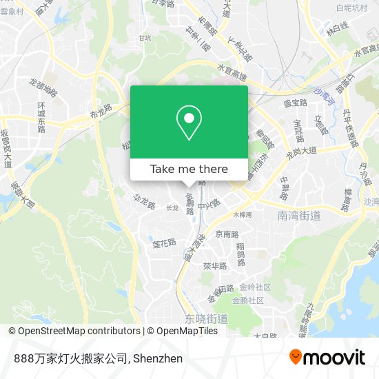 888万家灯火搬家公司 map