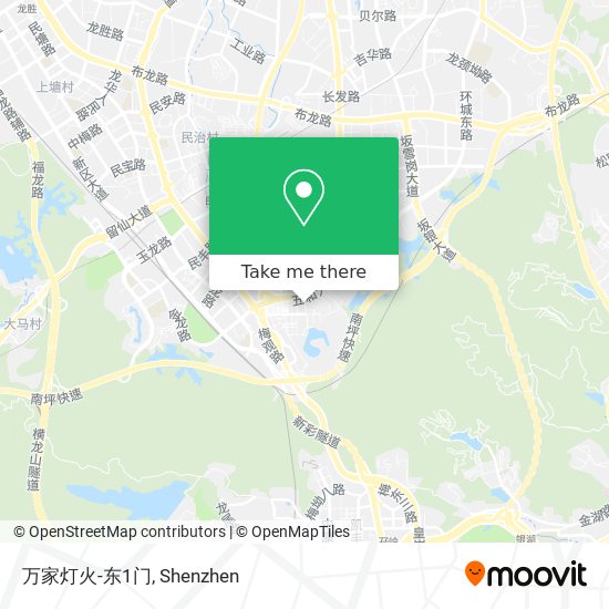 万家灯火-东1门 map