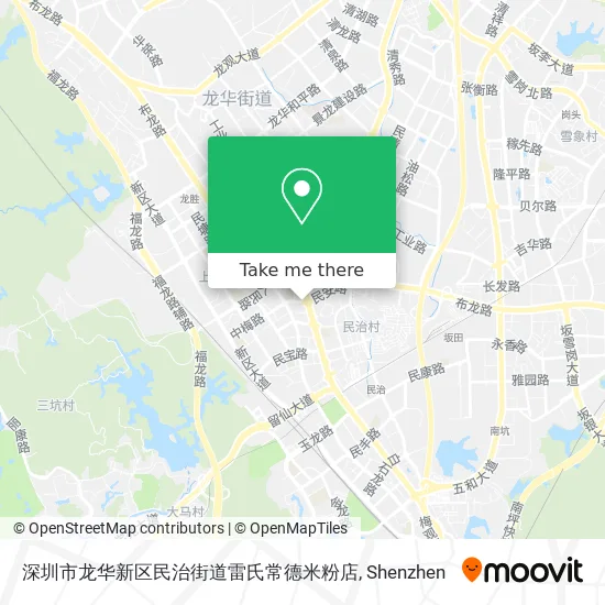 深圳市龙华新区民治街道雷氏常德米粉店 map