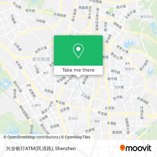兴业银行ATM(民清路) map