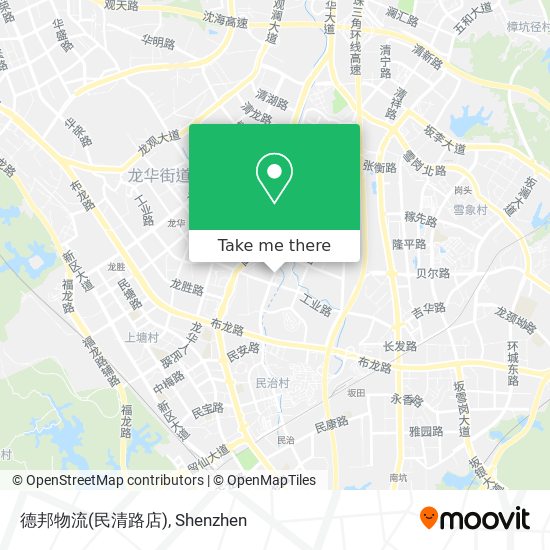 德邦物流(民清路店) map