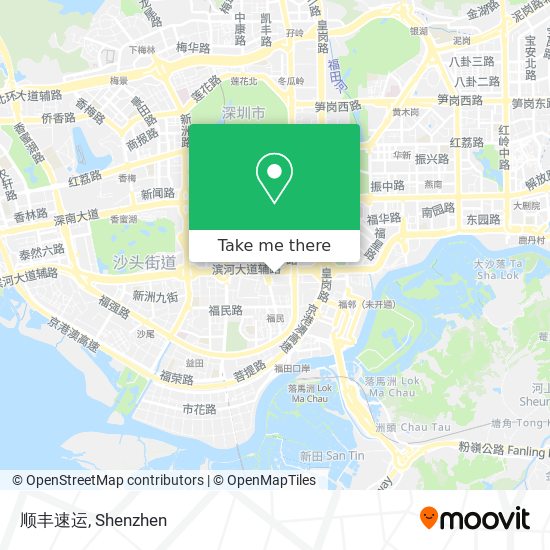 顺丰速运 map