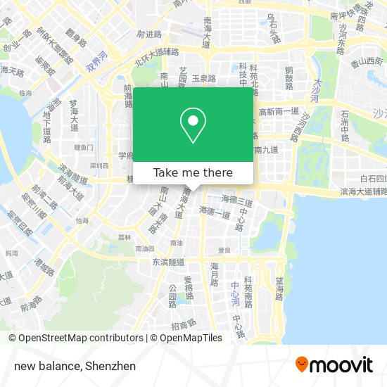 new balance map