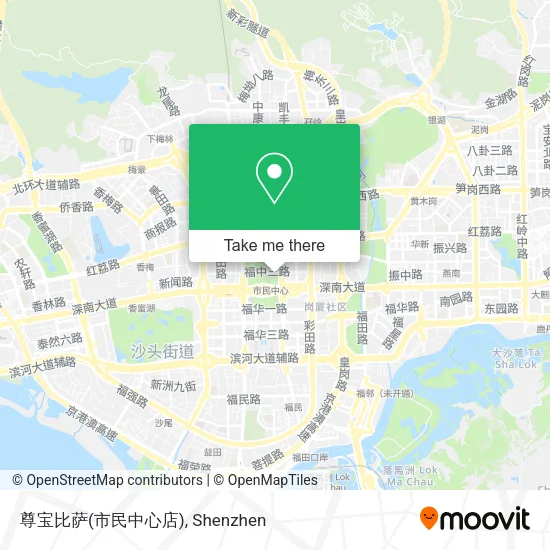尊宝比萨(市民中心店) map