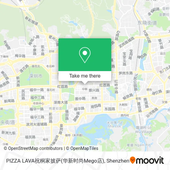 PIZZA LAVA祝桐家披萨(华新时尚Mego店) map