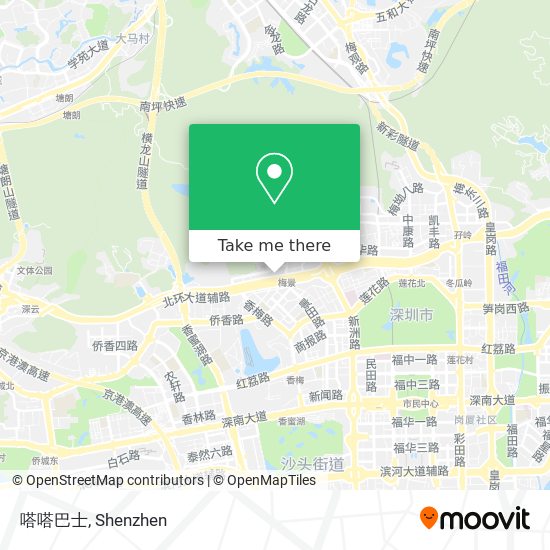嗒嗒巴士 map