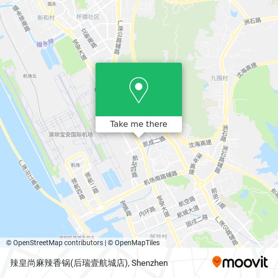 辣皇尚麻辣香锅(后瑞壹航城店) map