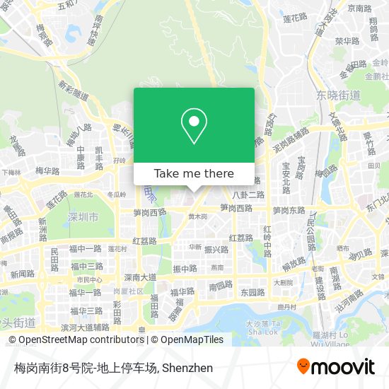 梅岗南街8号院-地上停车场 map