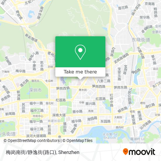 梅岗南街/静逸街(路口) map