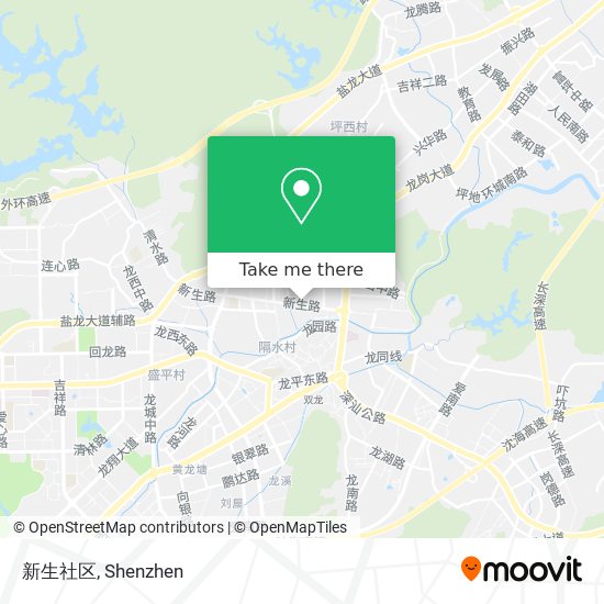新生社区 map