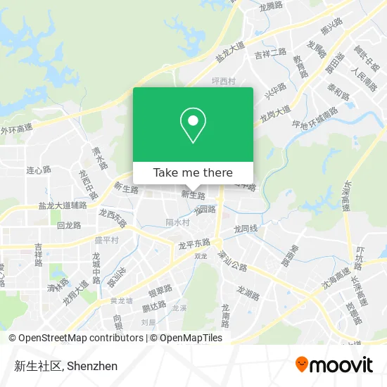 新生社区 map