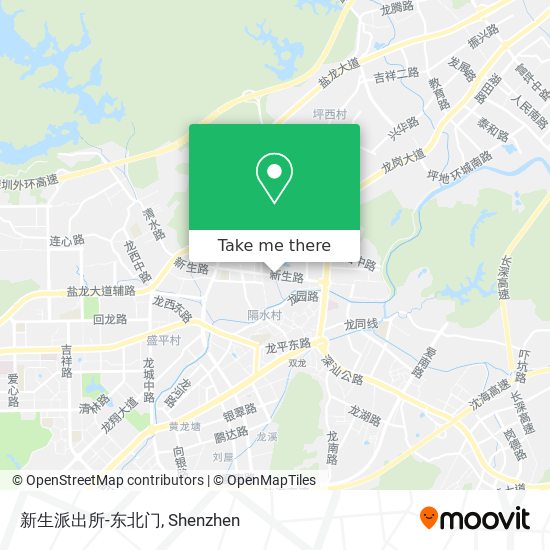 新生派出所-东北门 map