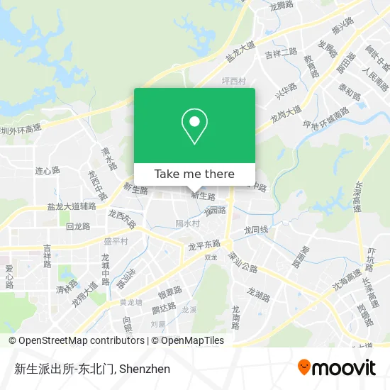 新生派出所-东北门 map
