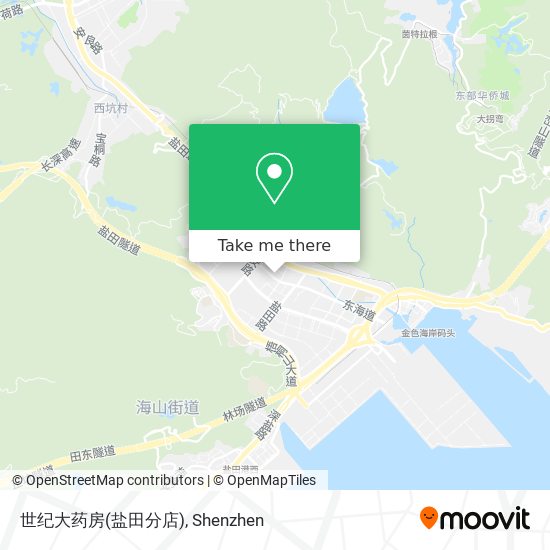 世纪大药房(盐田分店) map