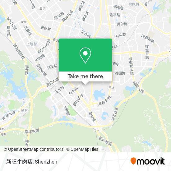 新旺牛肉店 map