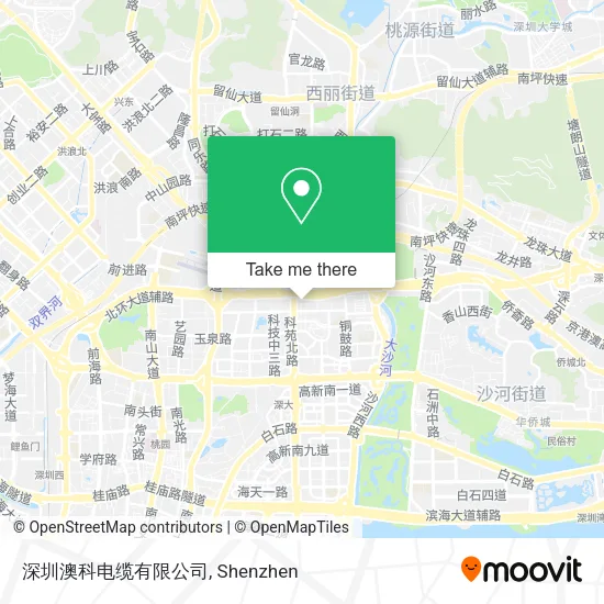 深圳澳科电缆有限公司 map