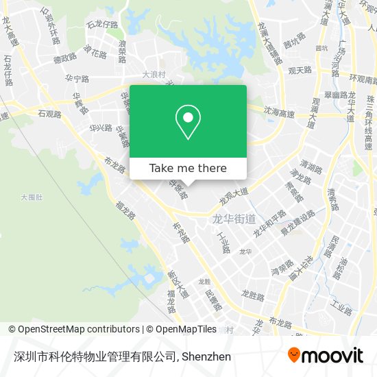深圳市科伦特物业管理有限公司 map