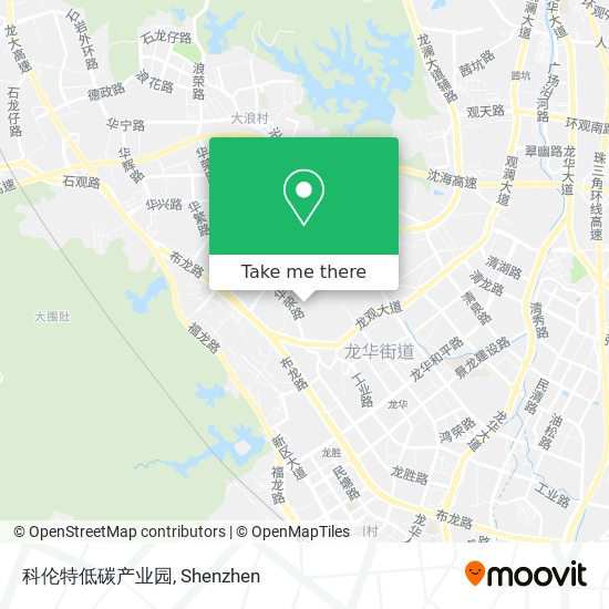 科伦特低碳产业园 map