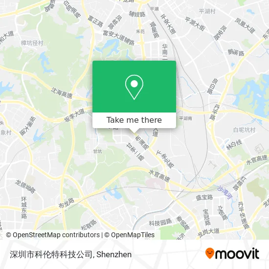 深圳市科伦特科技公司 map