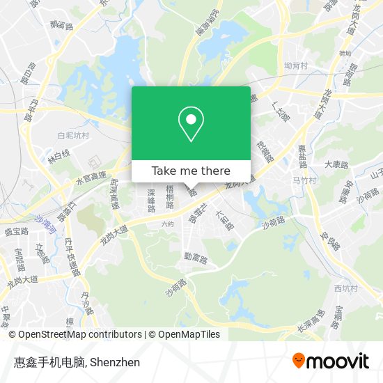 惠鑫手机电脑 map