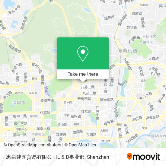 惠泉建陶贸易有限公司L & D事业部 map