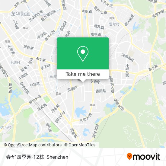 春华四季园-12栋 map